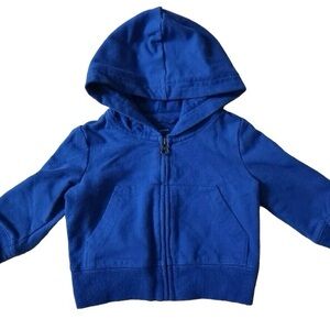 Primary 3-6 Mo Cobalt Blue Hooded Sweatshirt